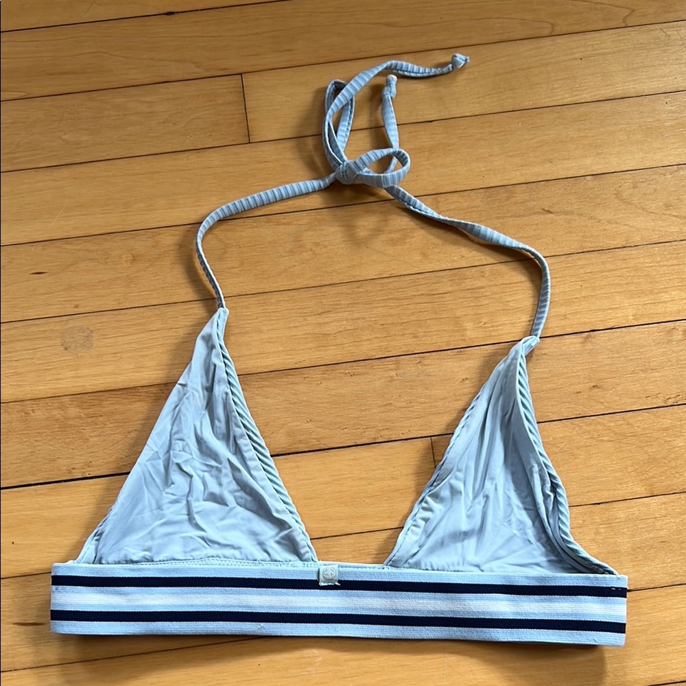 Levitate Tiny Blue Triangle Bikini Top - image 4